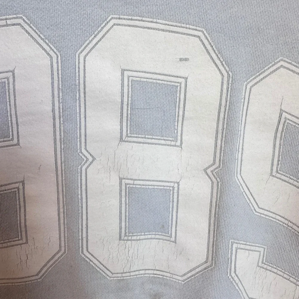 Taylor Swift 1989 Sweatshirt Women Small Blue Crew Neck Graphic Pullover FLAWS - Picture 7 of 10